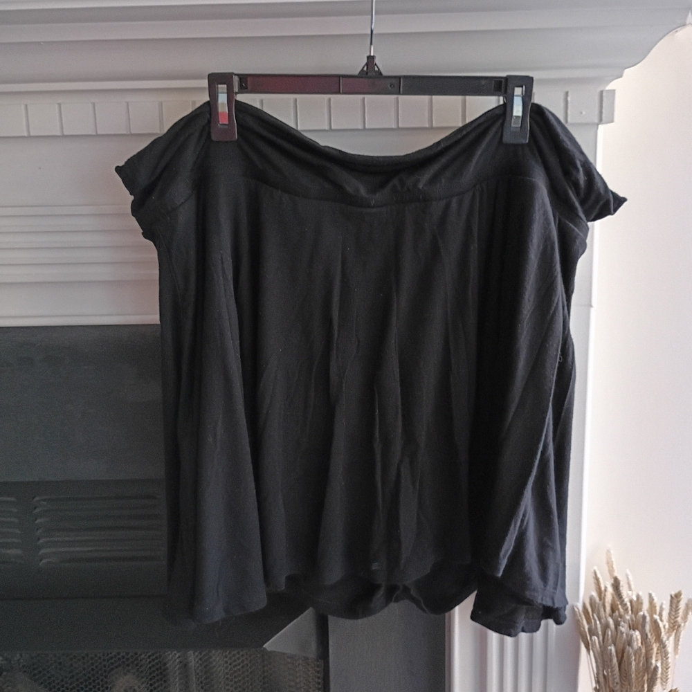 Adult Wild Fable Black Skort